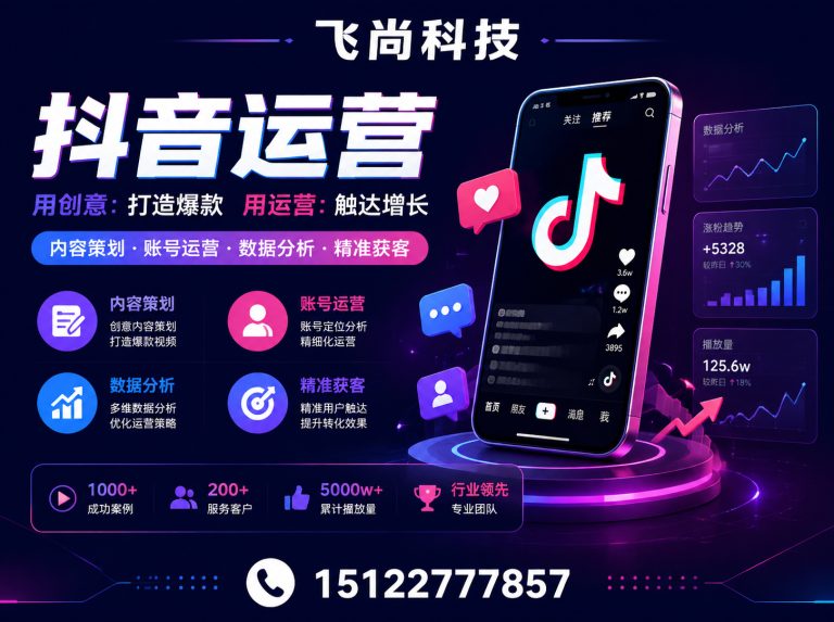 宝坻区抖音运营展示图